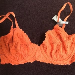 NWT! Aerie unpadded lace bra 32D